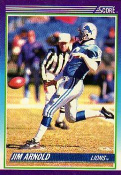 Jim Arnold Detroit Lions 1990 Score NFL #216